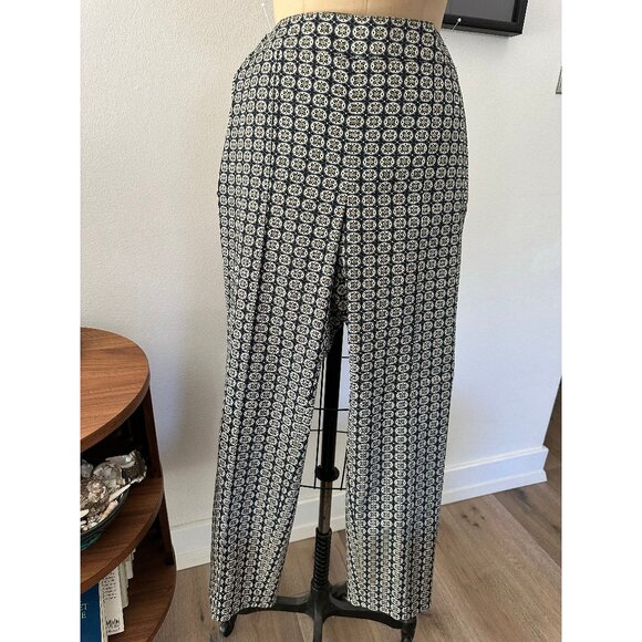 St. John Pants - St. John Emma Gold/Black Metallic Jacquard Pants - Holiday Perfection! NWOT